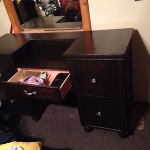 Vanity I built for my fiance from scratch