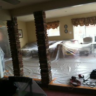 getting rid of post and installing load carrying beam