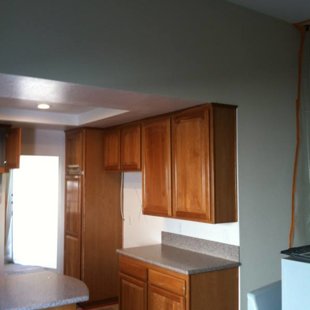 before. took out entire kitchen a seperating walls