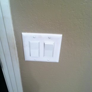 replaced light switches