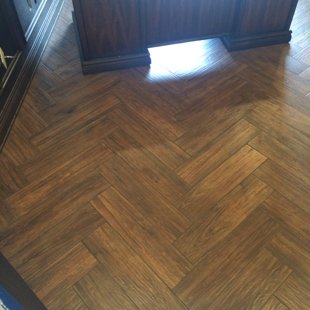 removed old grout and replaced it