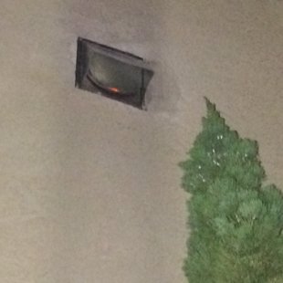 cut drywall inside and stucco outside to vent for hood