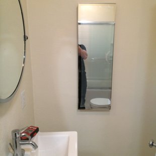 Installed new medicine cabinet