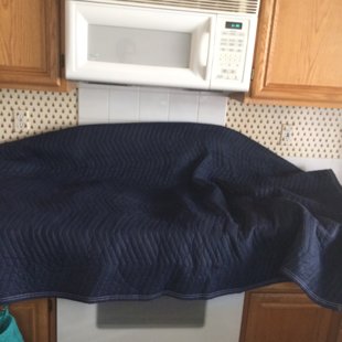 always prepping work space to keep home clean and to set our tools down on