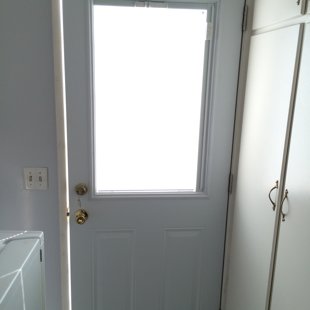 installed new door