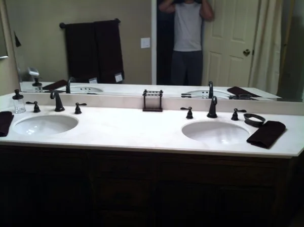 changed faucets 
