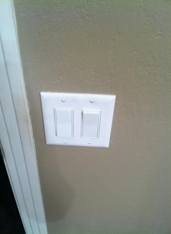 replaced light switches
