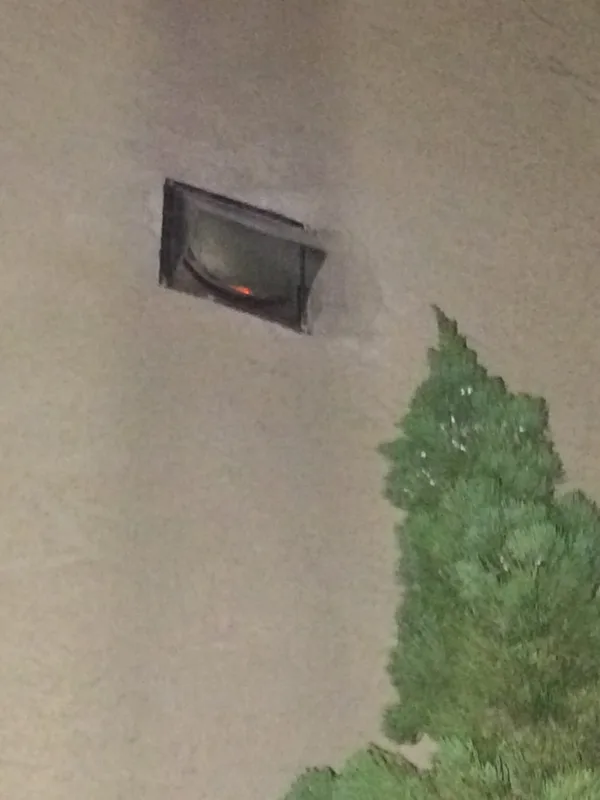 cut drywall inside and stucco outside to vent for hood