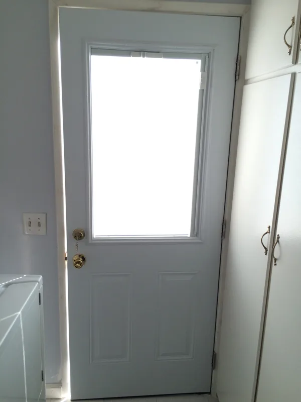 installed new door